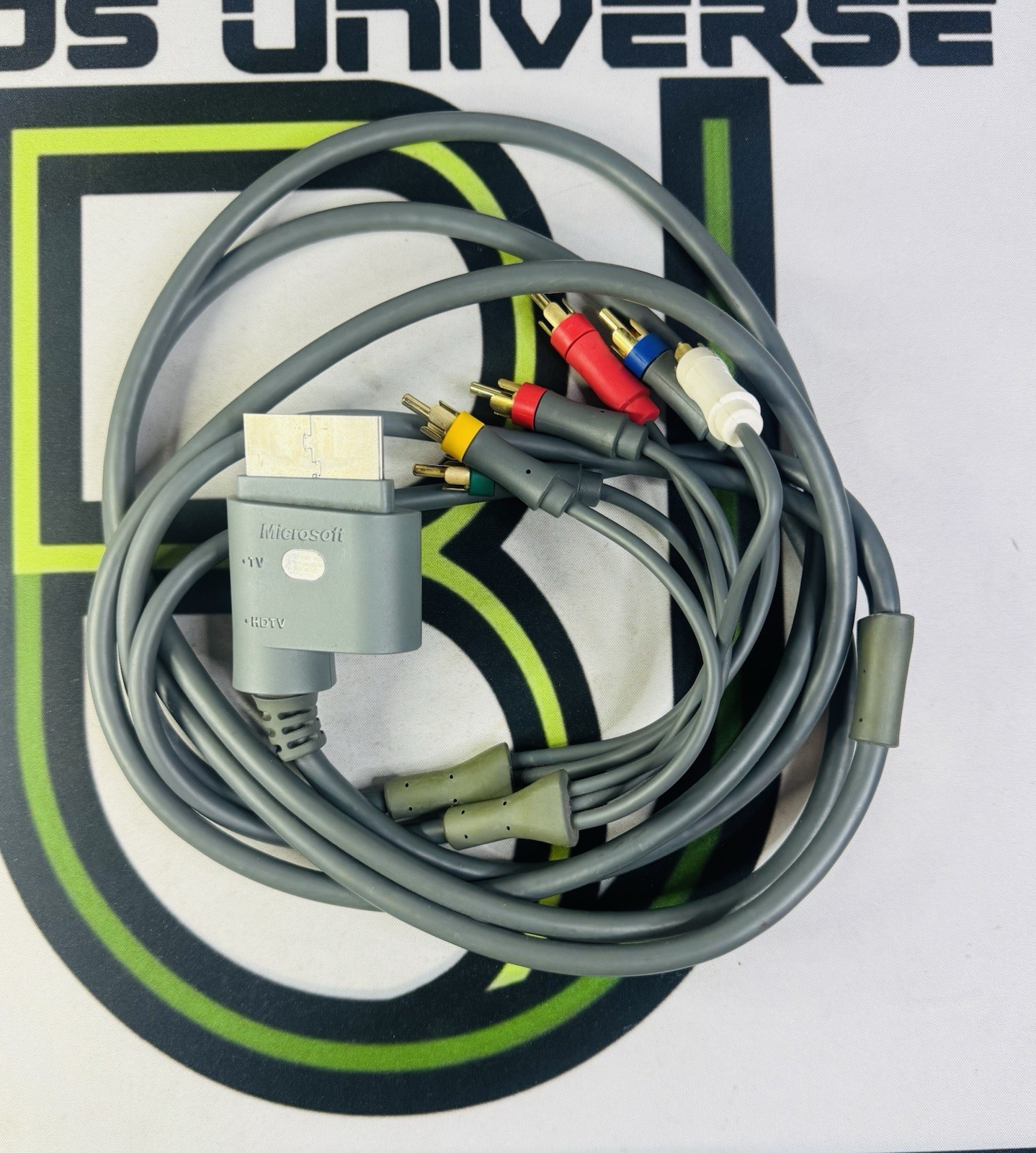 Genuine Official OEM Microsoft XBOX 360 Component HD/AV Audio Video Cable