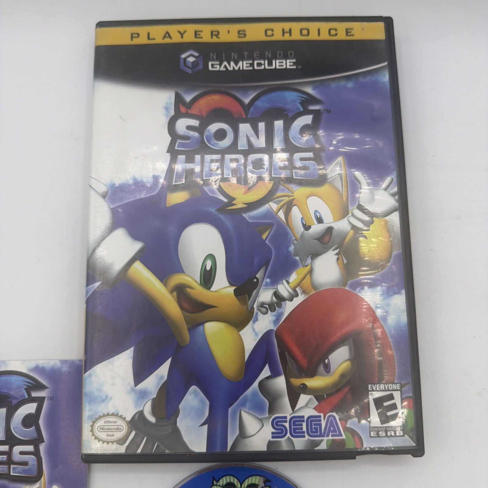 Sonic Heroes Player’s Choice Nintendo GameCube 2004 Complete Tested SEGA
