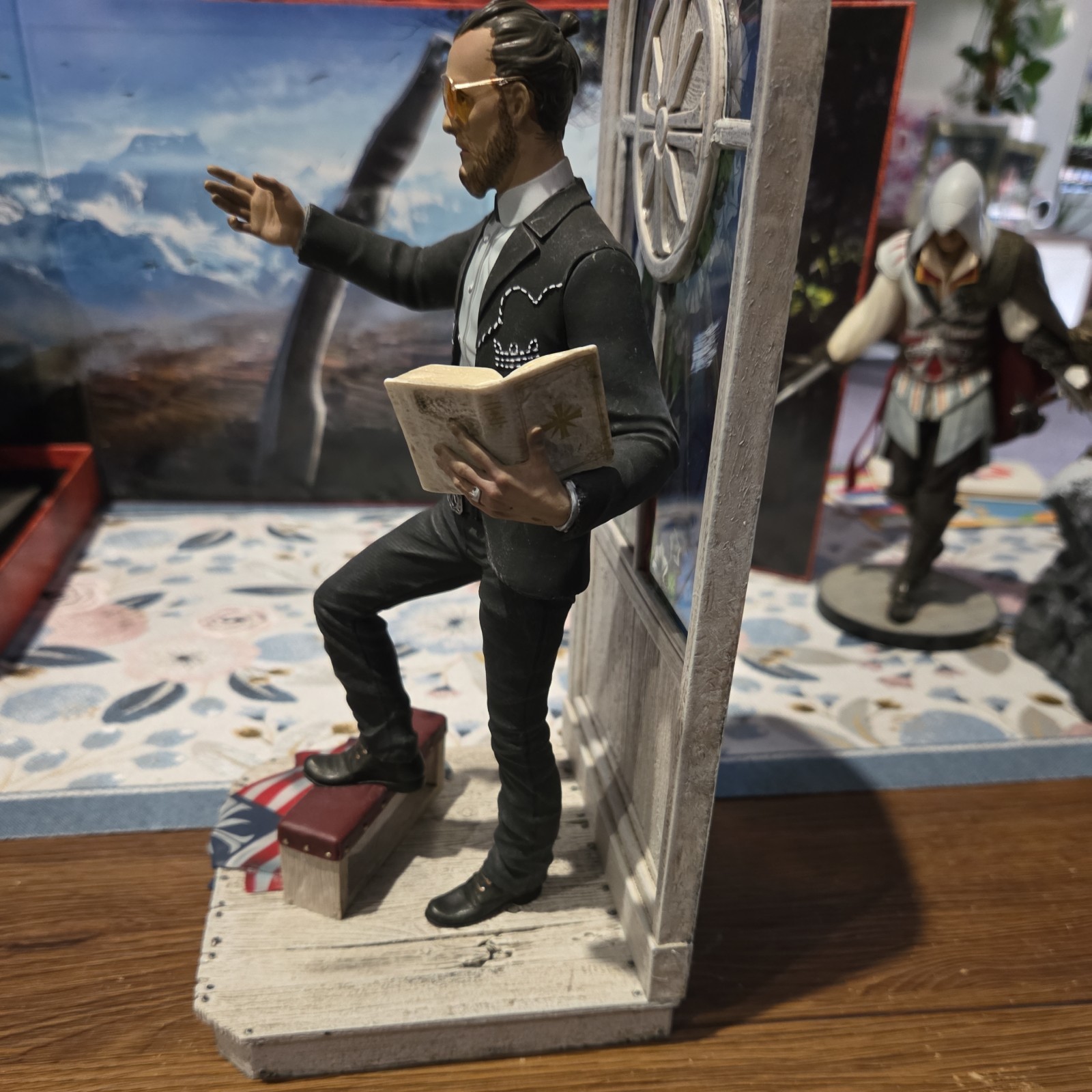 Far Cry 5 Father Collectors Edition Joseph Seed Figure Statue Video Game Ubisoft