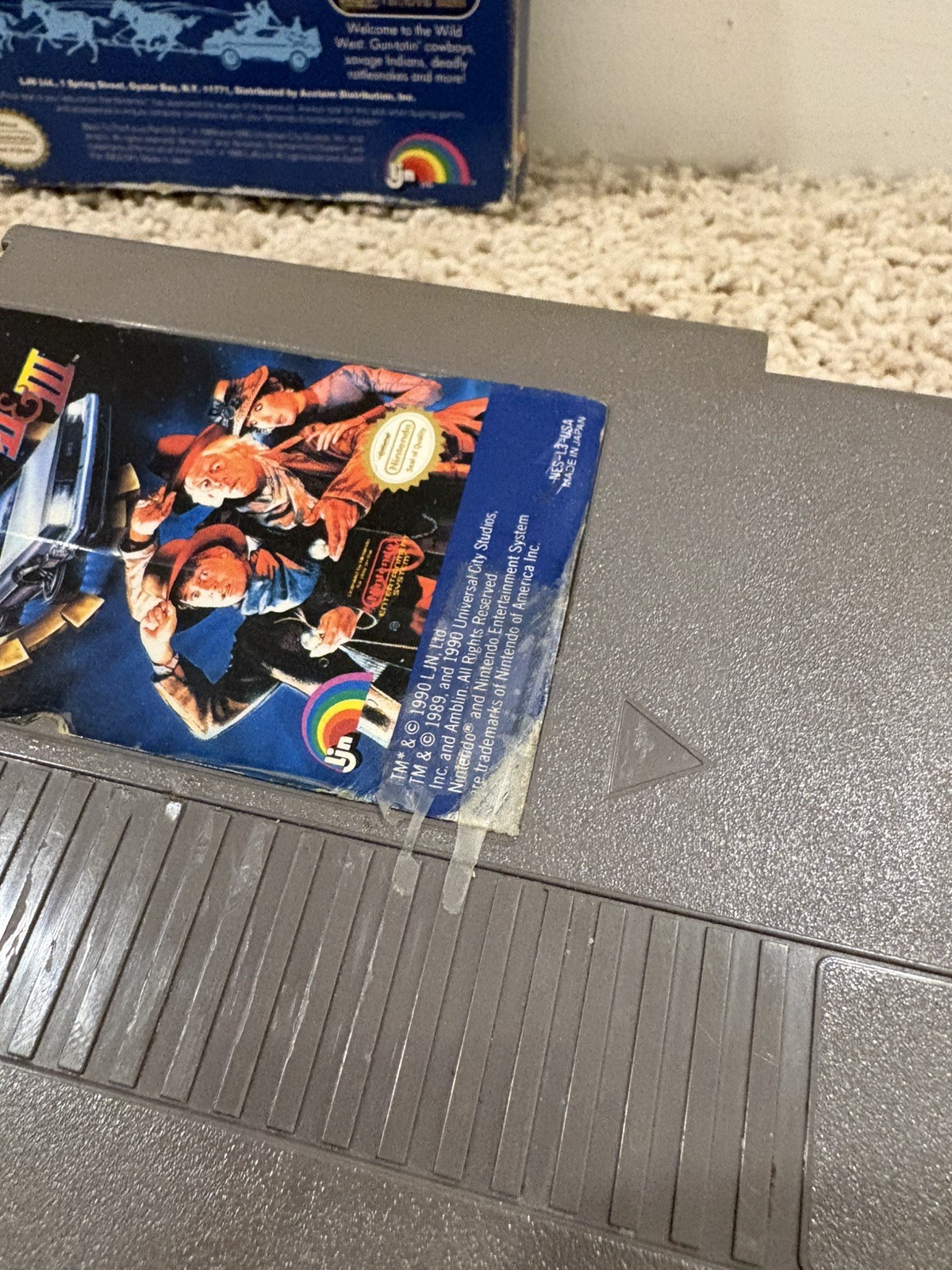 Back To The Future 2/3 NES CIB Read