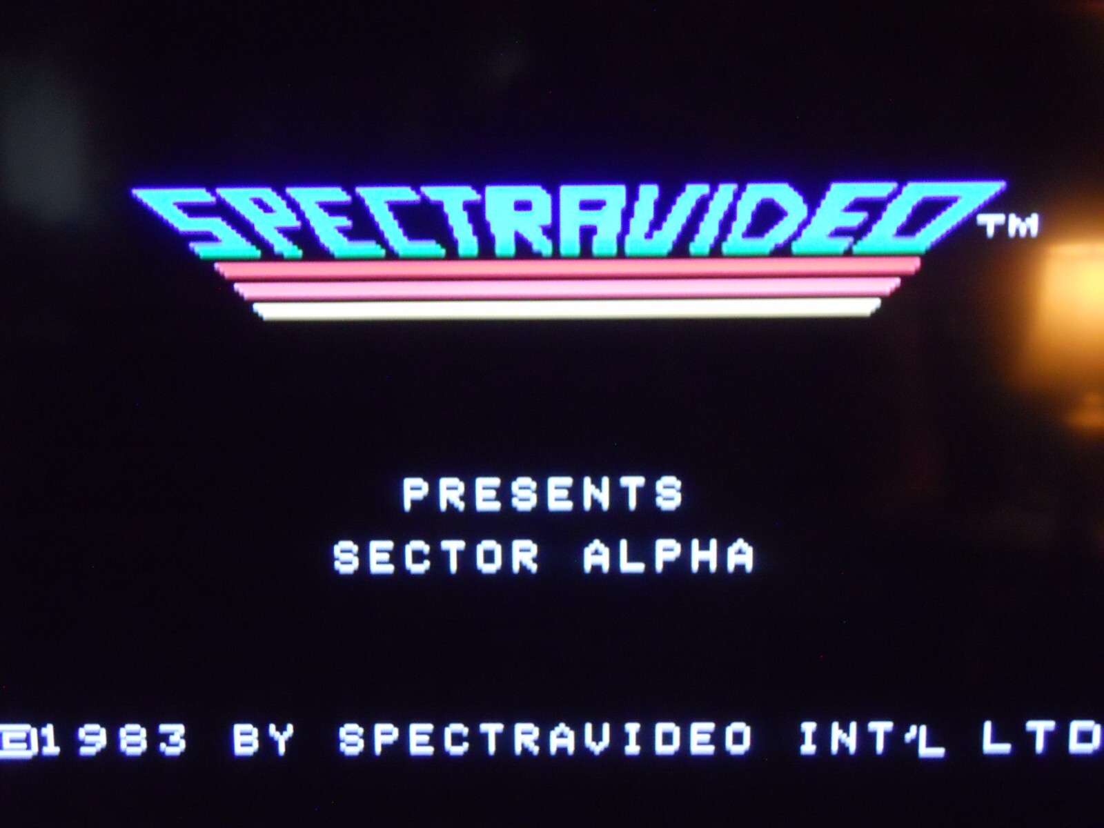 Sector Alpha by Spectravideo (ColecoVision, 1983) Cartridge w/Mnl – Tested/Works