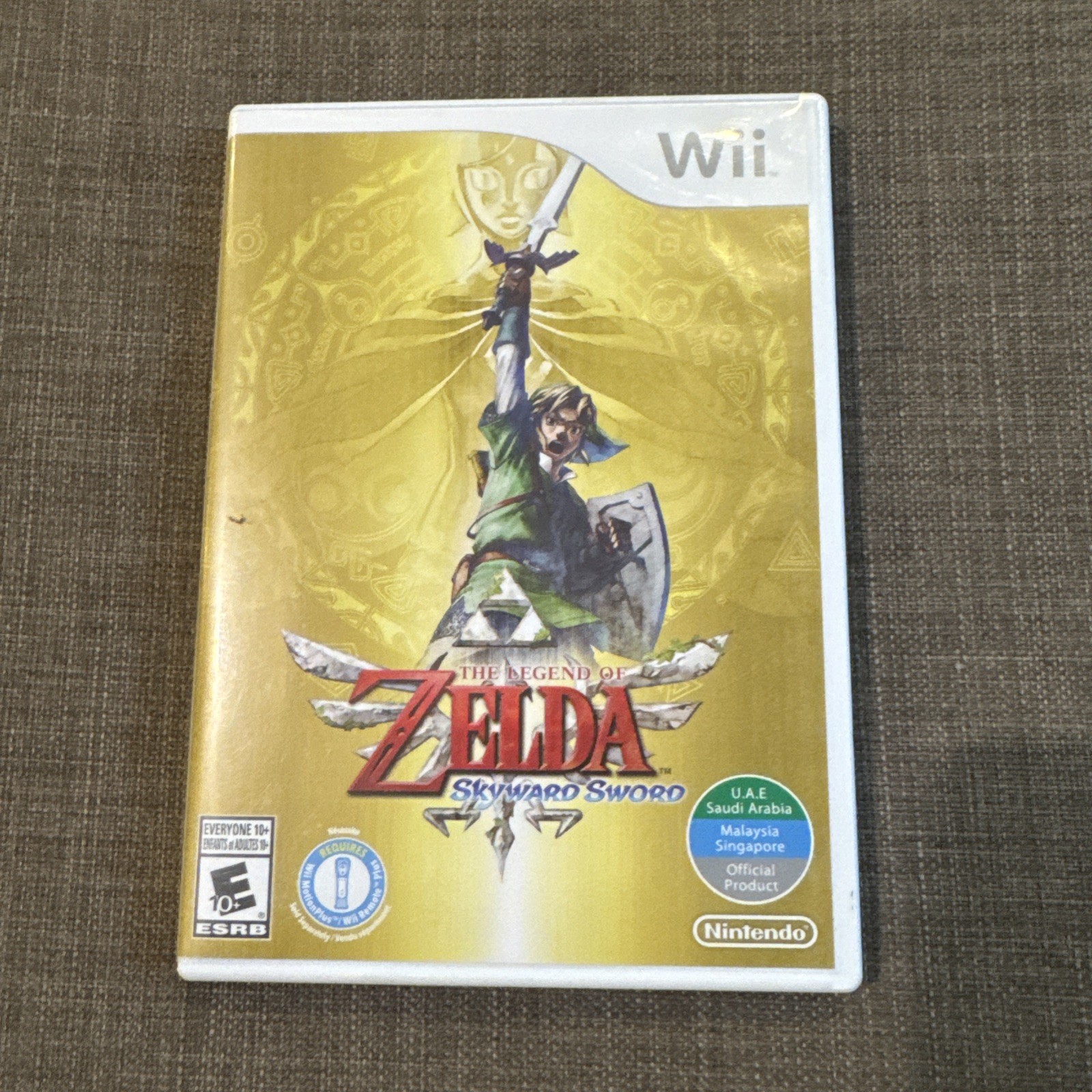 The Legend of Zelda Skyward Sword (Nintendo Wii 2011) UAE/SA/Singapore/Malaysia