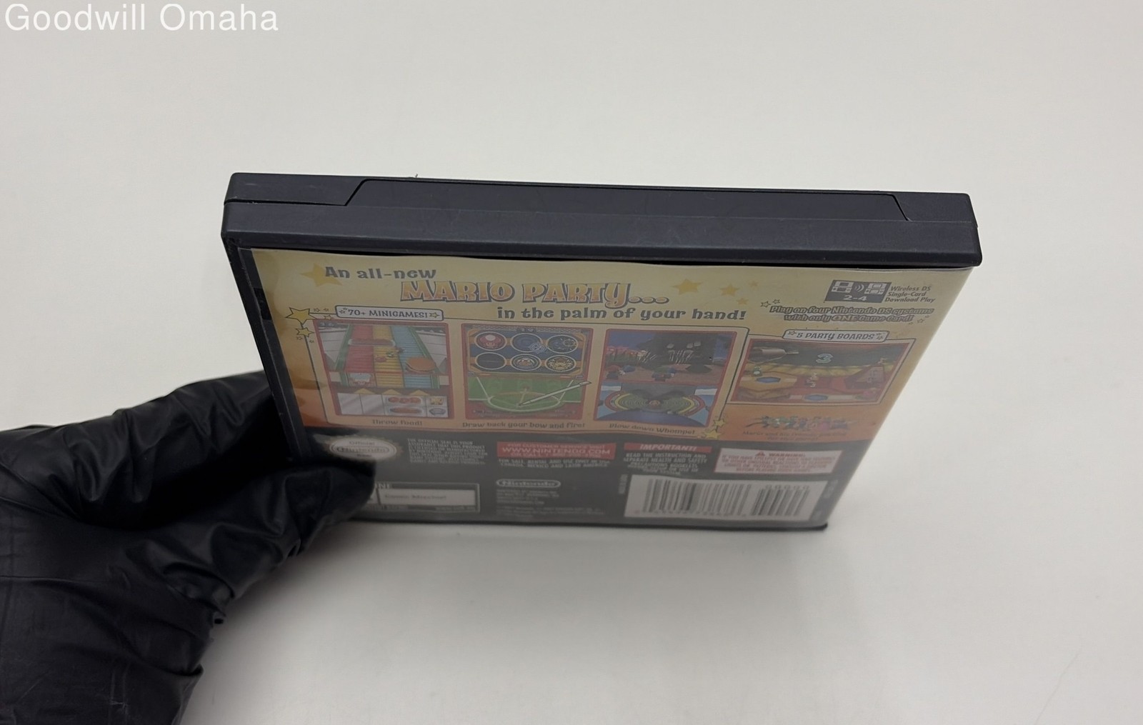 Nintendo DS – Mario Party DS + Case & Inserts – Boot Tested