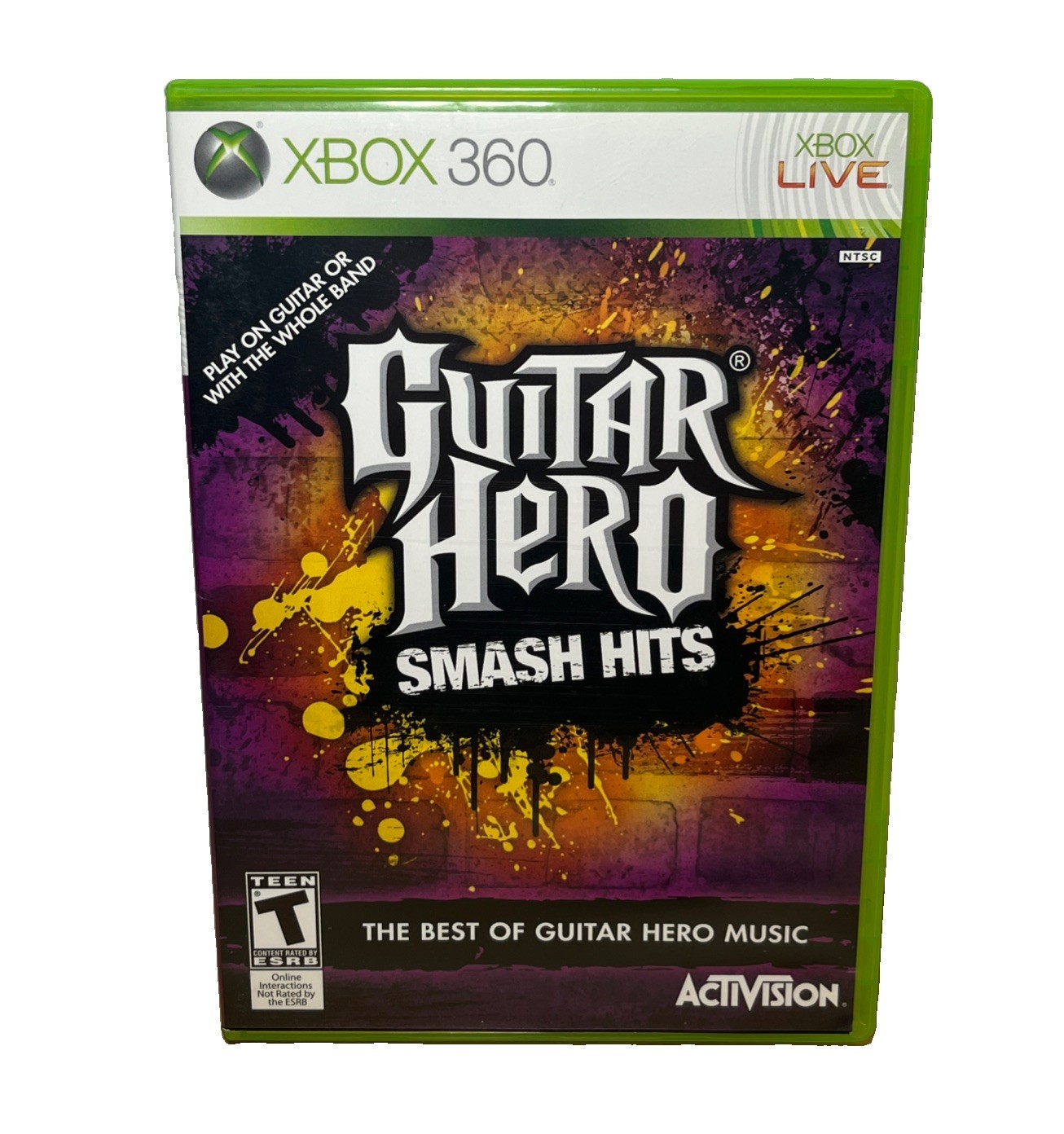 Guitar Hero Smash Hits Microsoft Xbox 360, 2009, Complete in Box CIB Tested
