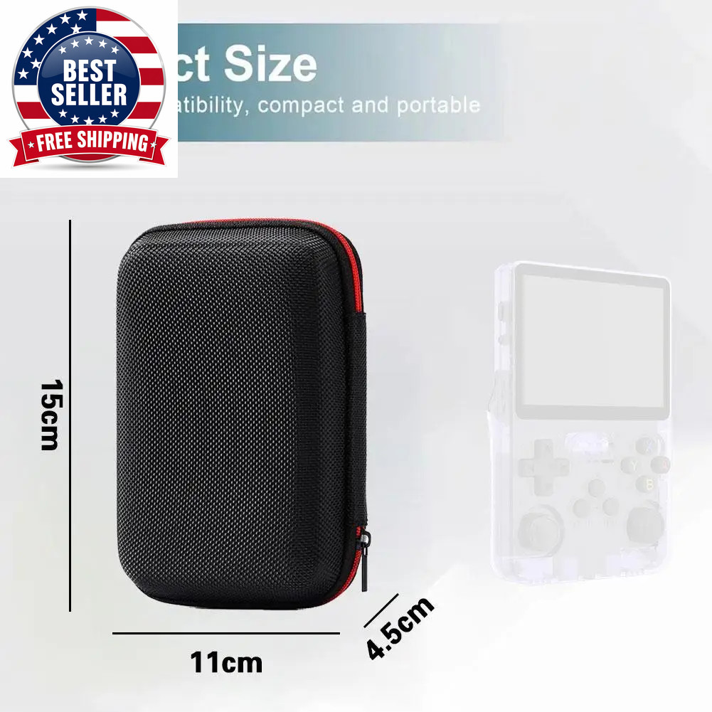 For R36S / R35S Game Console Storage Bag EVA Hard Shockproof Protective Case Car