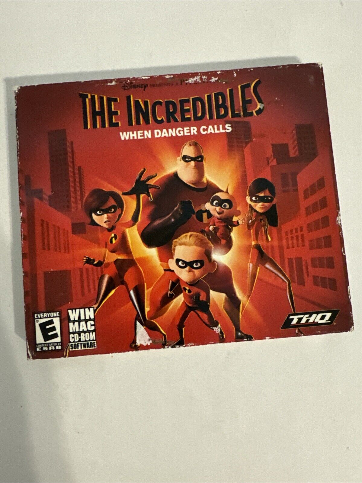 THE INCREDIBLES When Danger Calls CD ROM Game PC Windows Mac