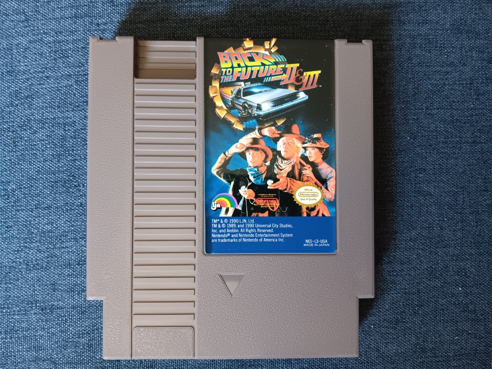 Back to the Future Part II & III (LJN, 1990) NES w/ Box & Manual ~ Tested, Works