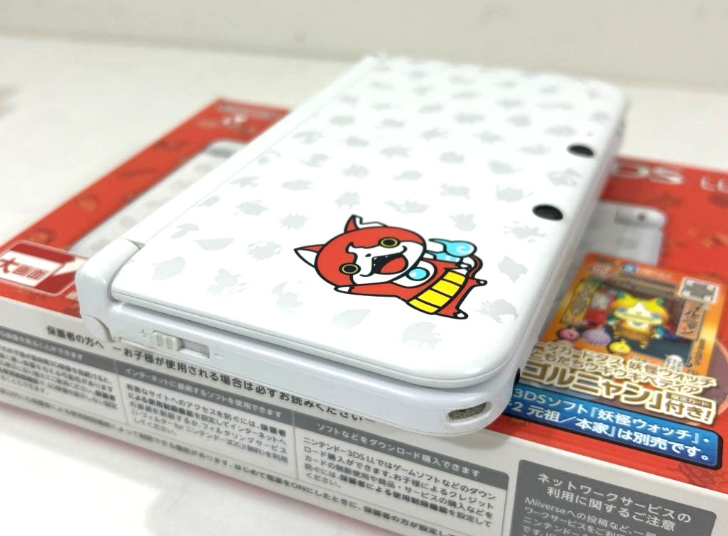 Nintendo 3DSLL Yo-kai Watch Jibanyan Pack Boxed Tested Working Japan