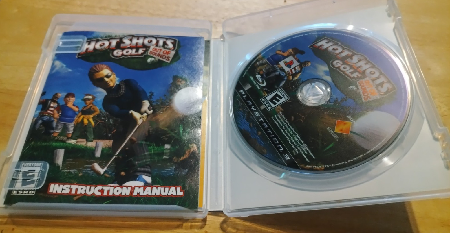 Hot Shots Golf: Out of Bounds | Playstation 3 PS3 Game | Disc + Manual + Case