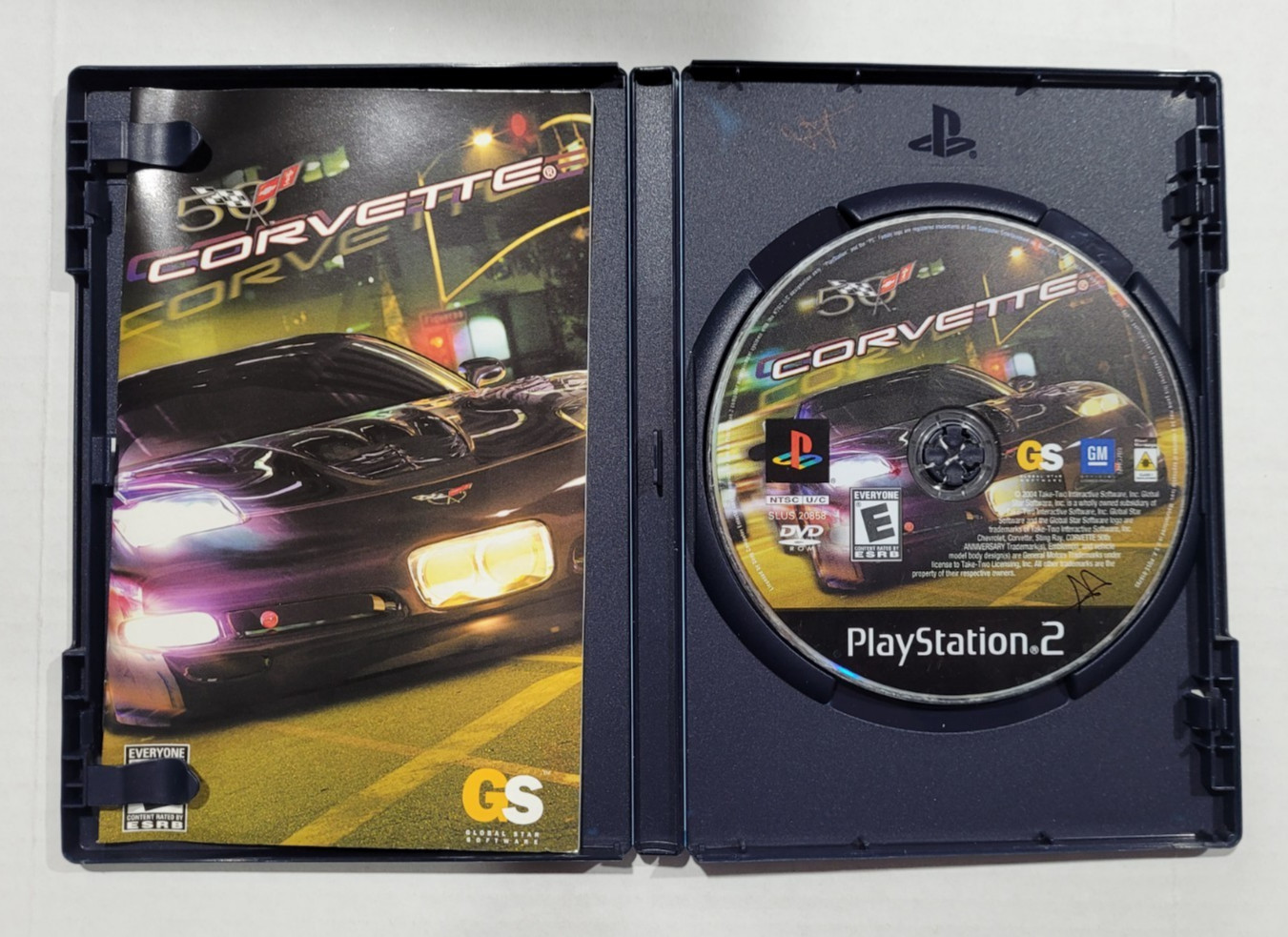Corvette (2004, PS2, PlayStation 2, SLUS 20858, NTSC, GS Global Star Software)