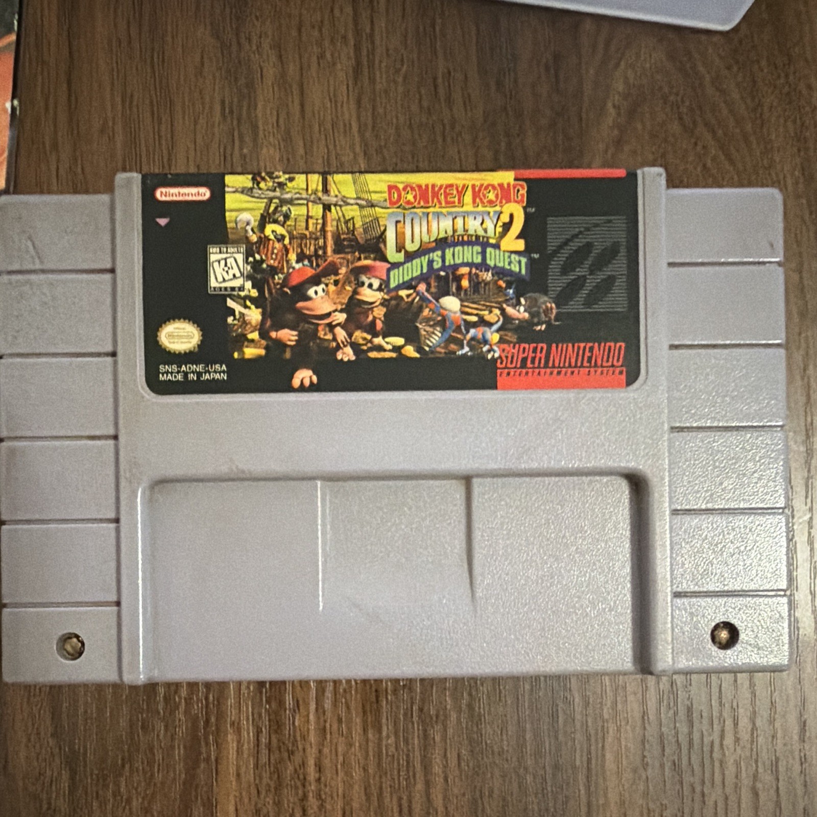 Nintendo Donkey Kong Country 2: Diddy’s Kong Quest…please READ DESCRIPTION!