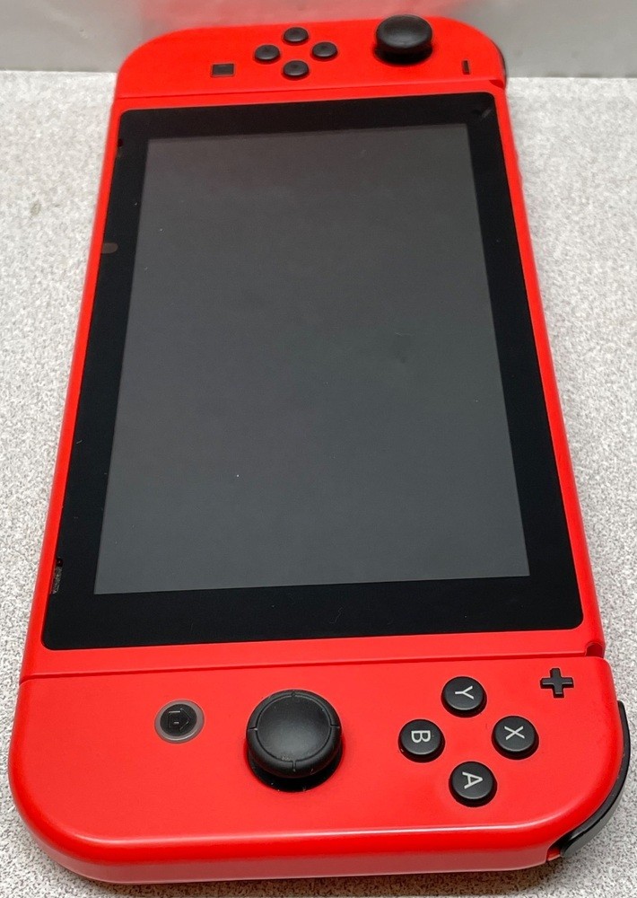 Nintendo Switch Red Edition Handheld Video Game 32GB w/Extras HAC-001