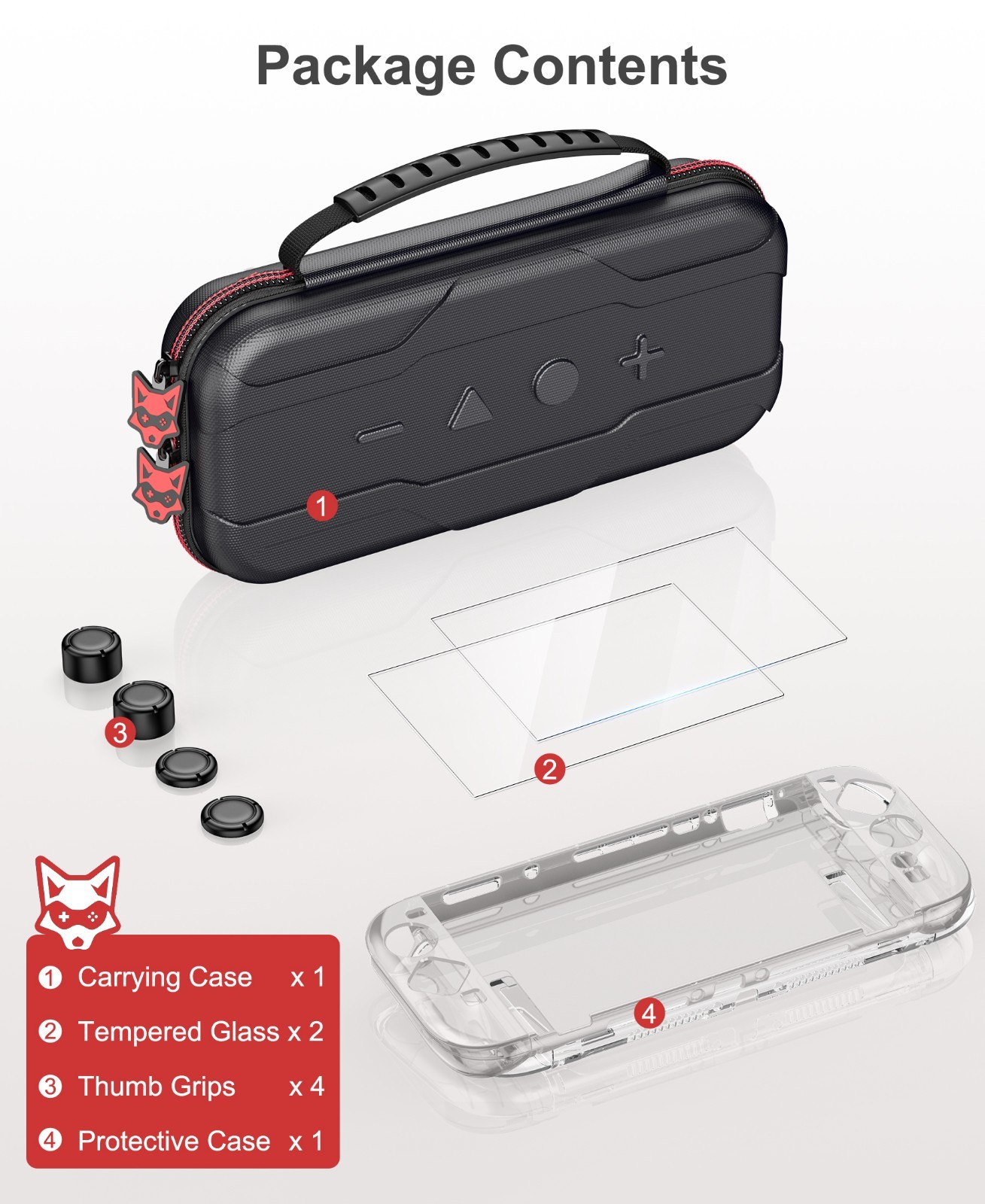 7-in-1 Switch 2 Accessories Bundle Compatible with Nintendo Switch 2 2025 Case