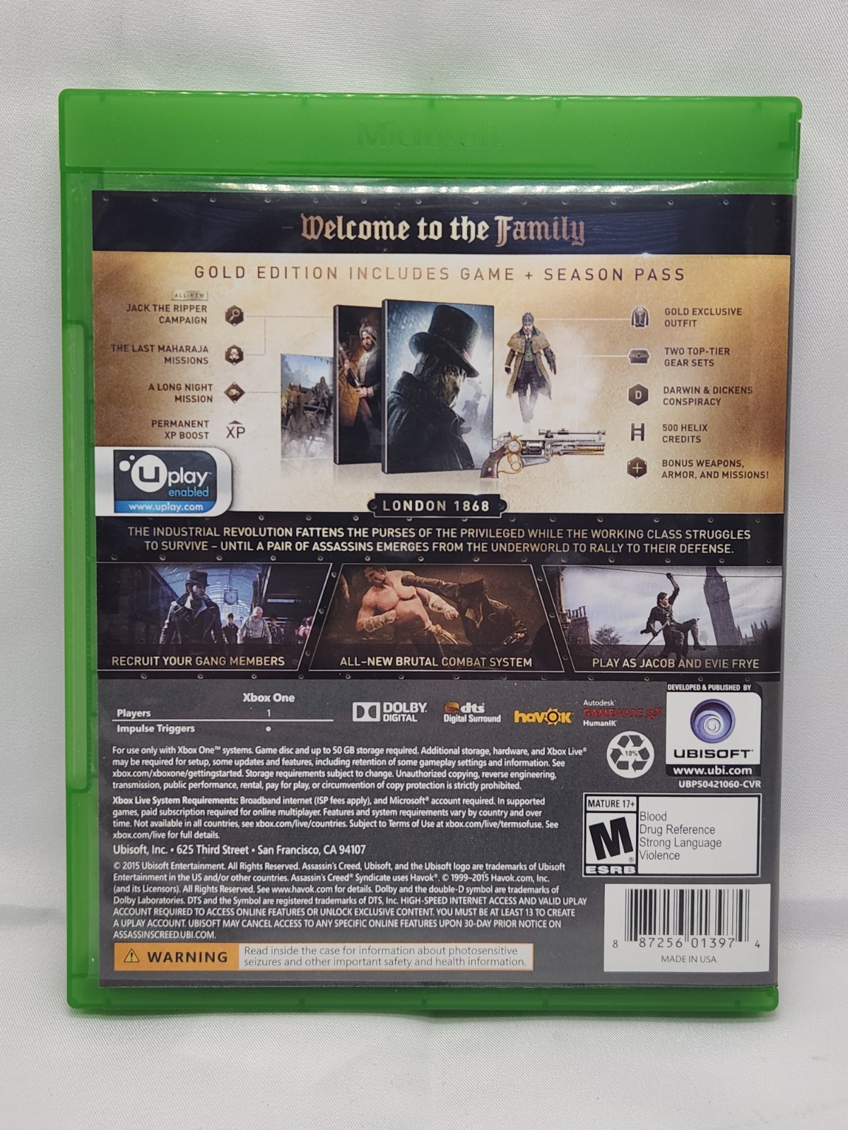Assassin’s Creed: Syndicate Gold Edition Microsoft Xbox One