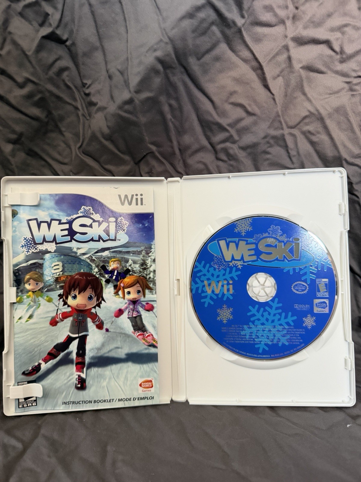 Bandai Namco We Ski (Nintendo Wii) Sports Skiing/Snowboarding E NTSC Manual