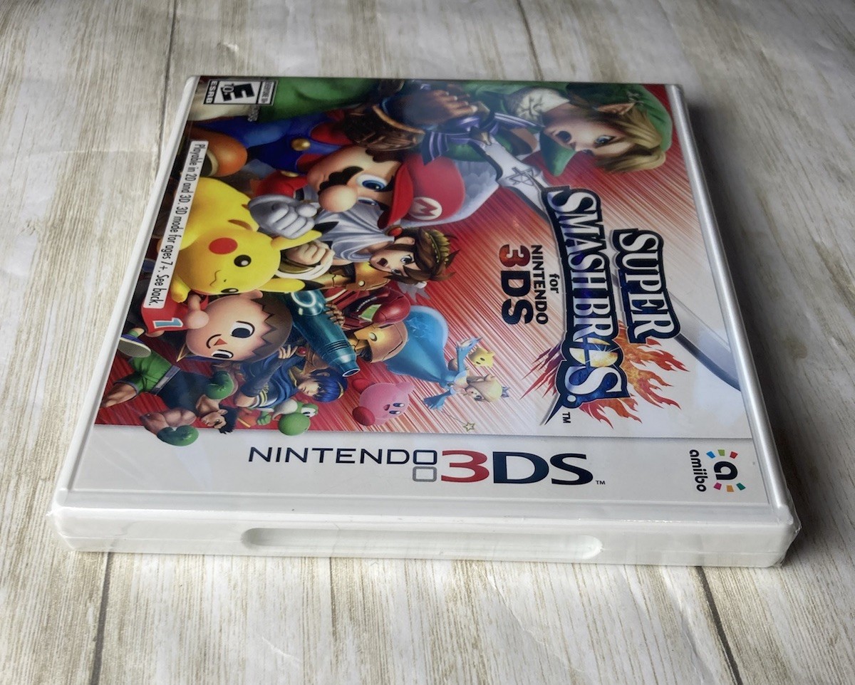 Super Smash Bros. For Nintendo 3DS – Brand New & Factory Sealed – Authentic
