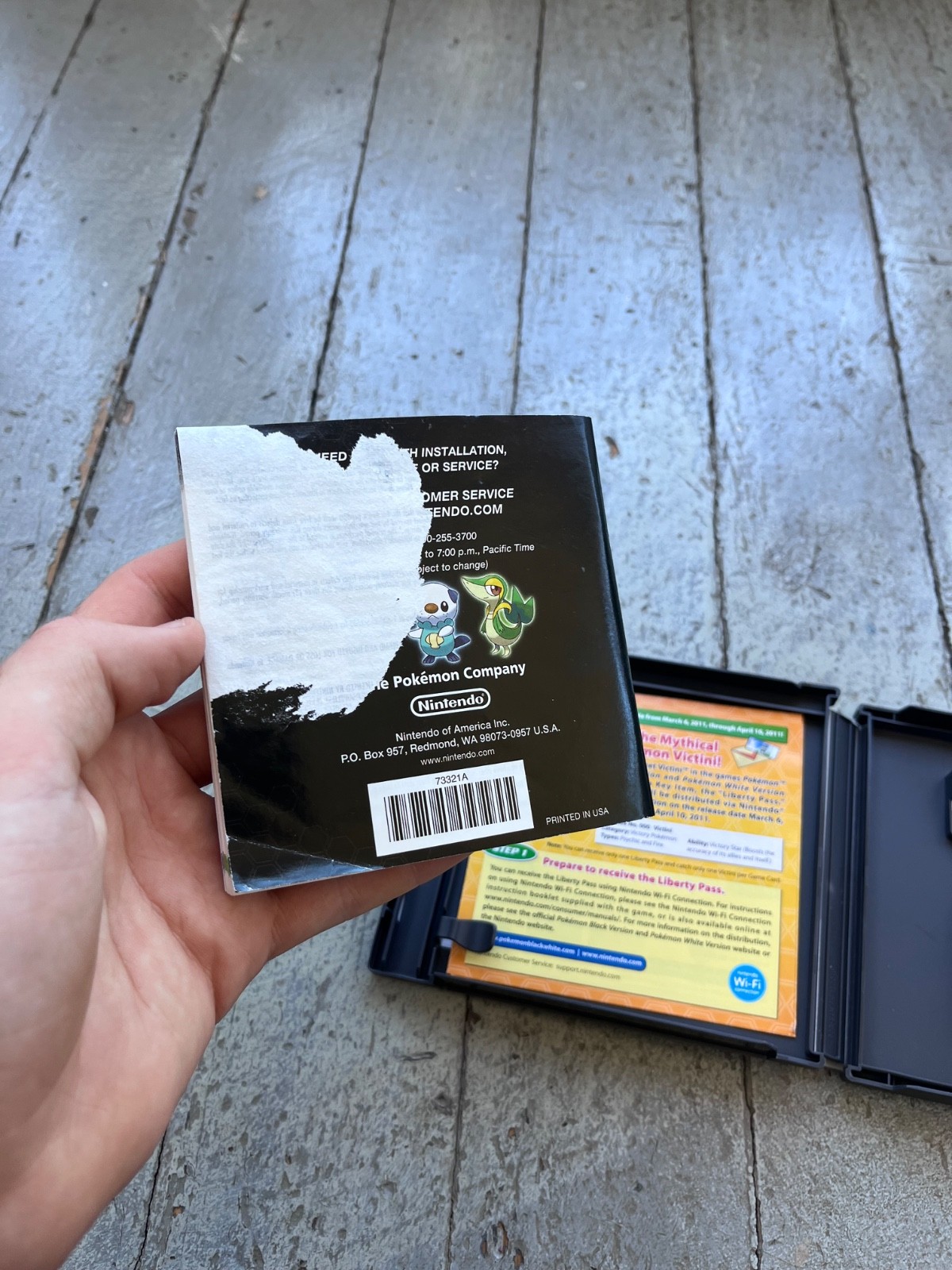 Pokemon Black Nintendo DS Complete in Box CIB Authentic Game Case Manual