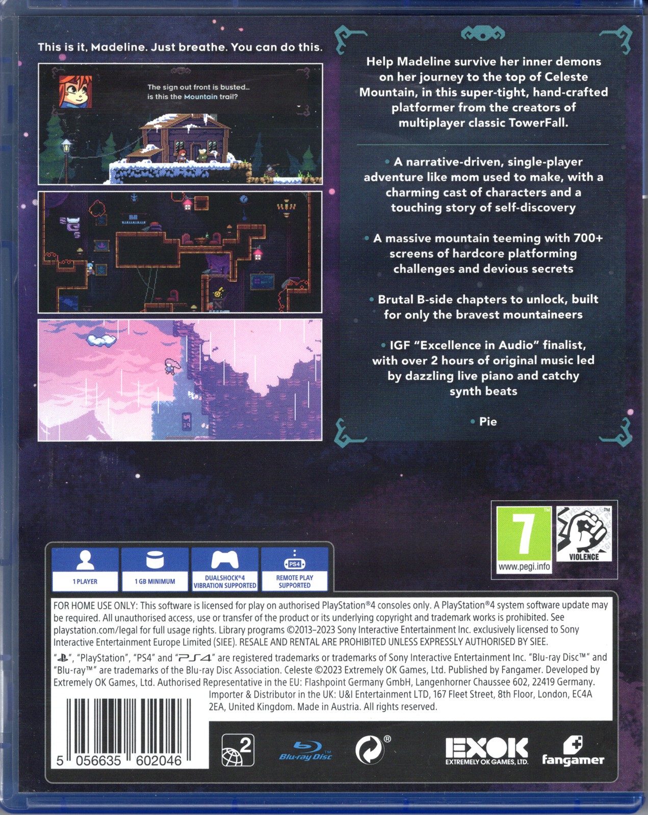 Celeste for PlayStation 4™