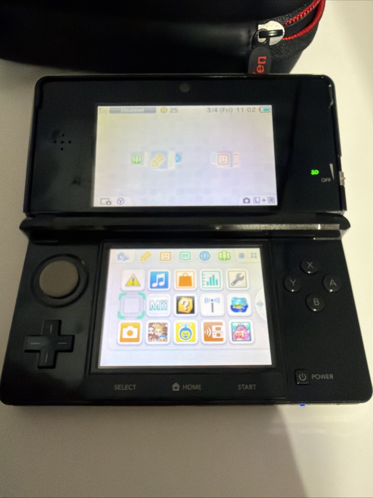 Nintendo 3DS Cosmo Black Handheld System – CRT-001 (Jpn) Japanese