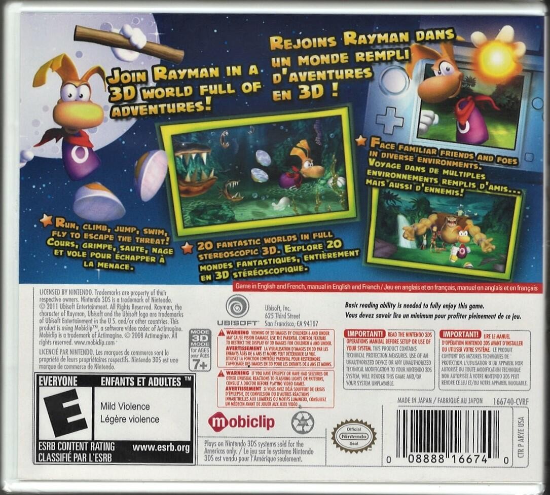 Rayman – Nintendo 3DS