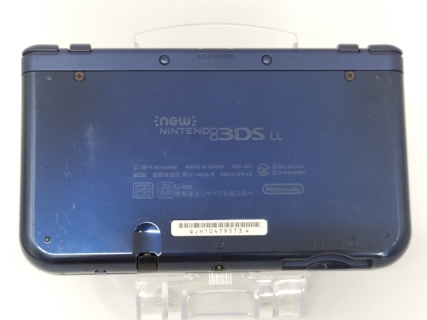 B6515 Nintendo new 3DS LL XL console Metallic Blue Japan w/pen fx