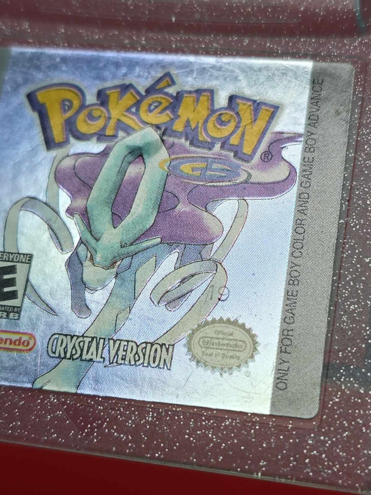 Pokemon Crystal Version Nintendo Game Boy Color Authentic Saves New Battery