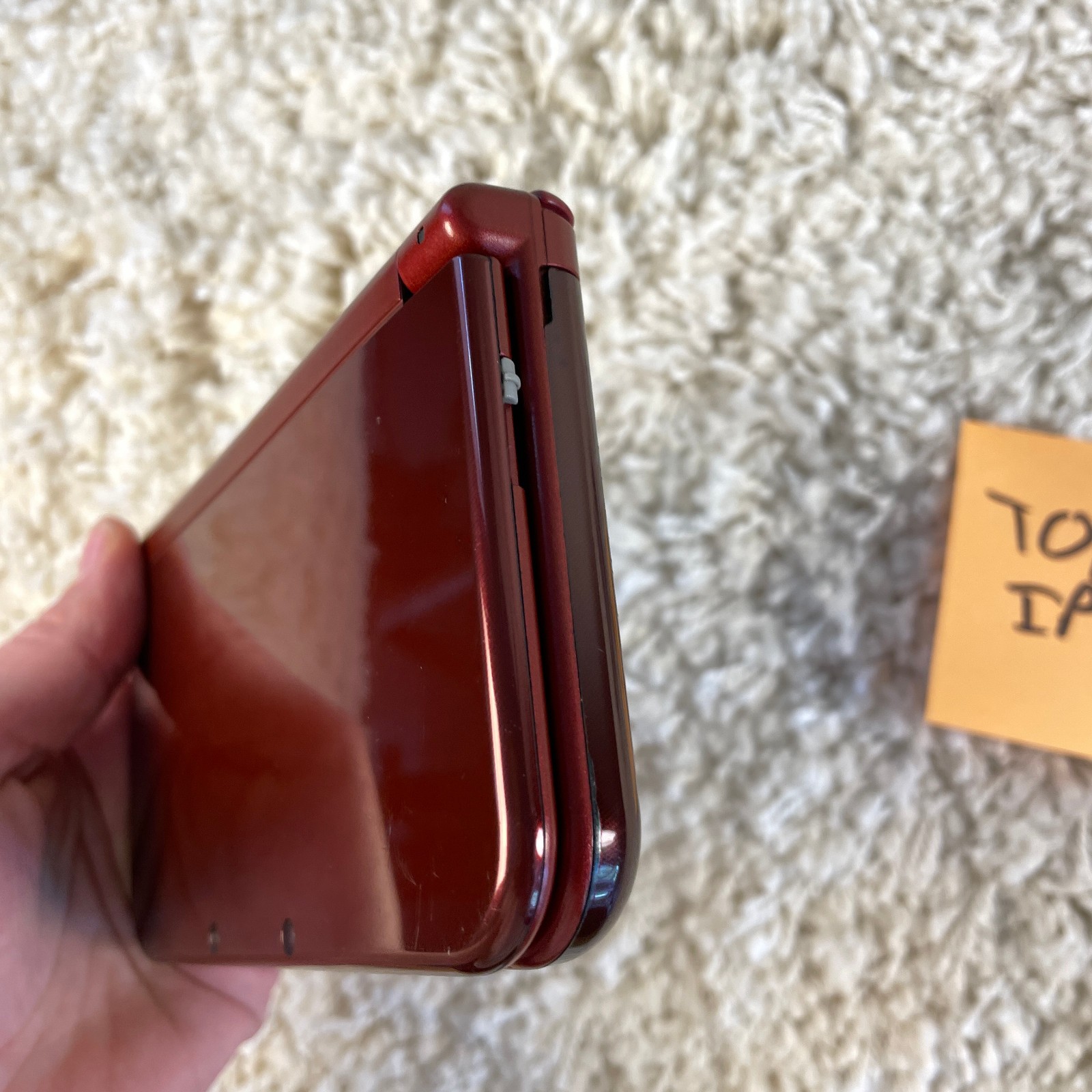 Nintendo “New” 3DS XL Metallic Red Handheld Console System RED-001 Top IPS Works