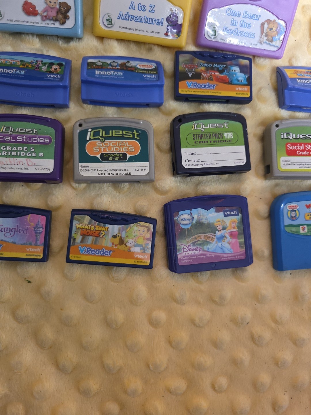 Wholesale Kids Learning Video Games Bulk lot Of 18 ~Leapfrog Vtech