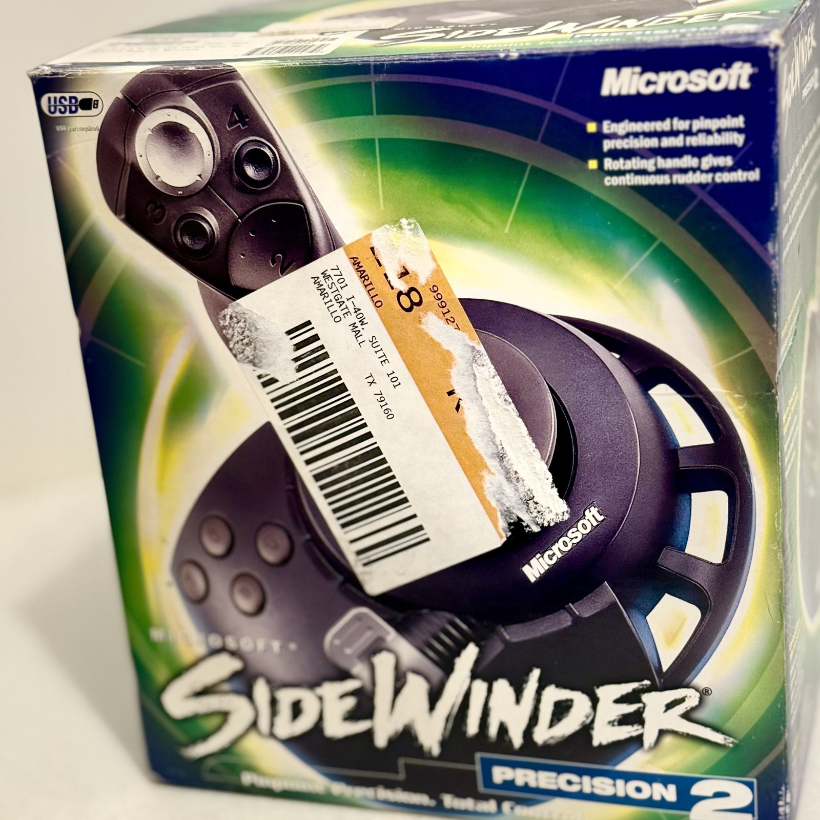 Microsoft SideWinder Precision 2 USB Joystick PC Flight Simulator