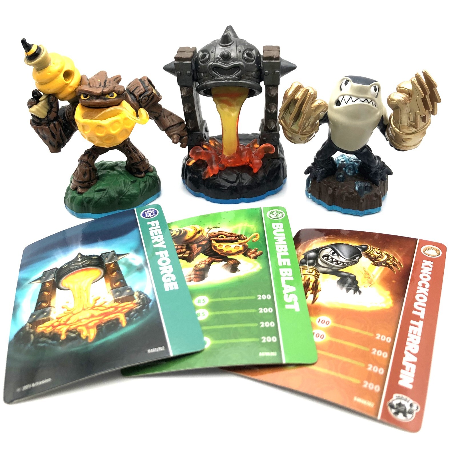 Skylanders Swap Force Fiery Forge Battle Pack Bumble Knockout Terrafin Blast