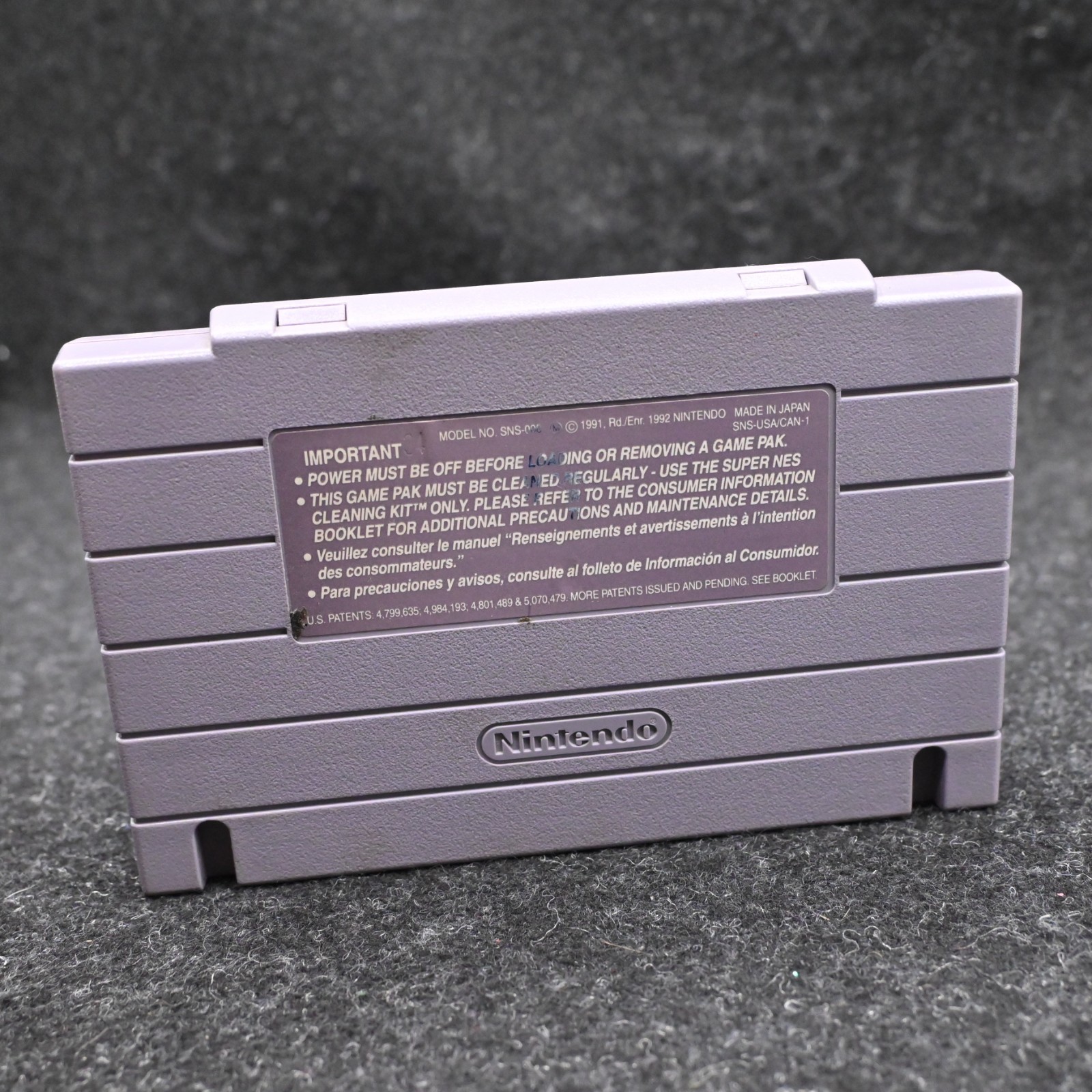 Nintendo F-Zero Nintendo SNES Game Cartridge NTSC-U/C (US/Canada)