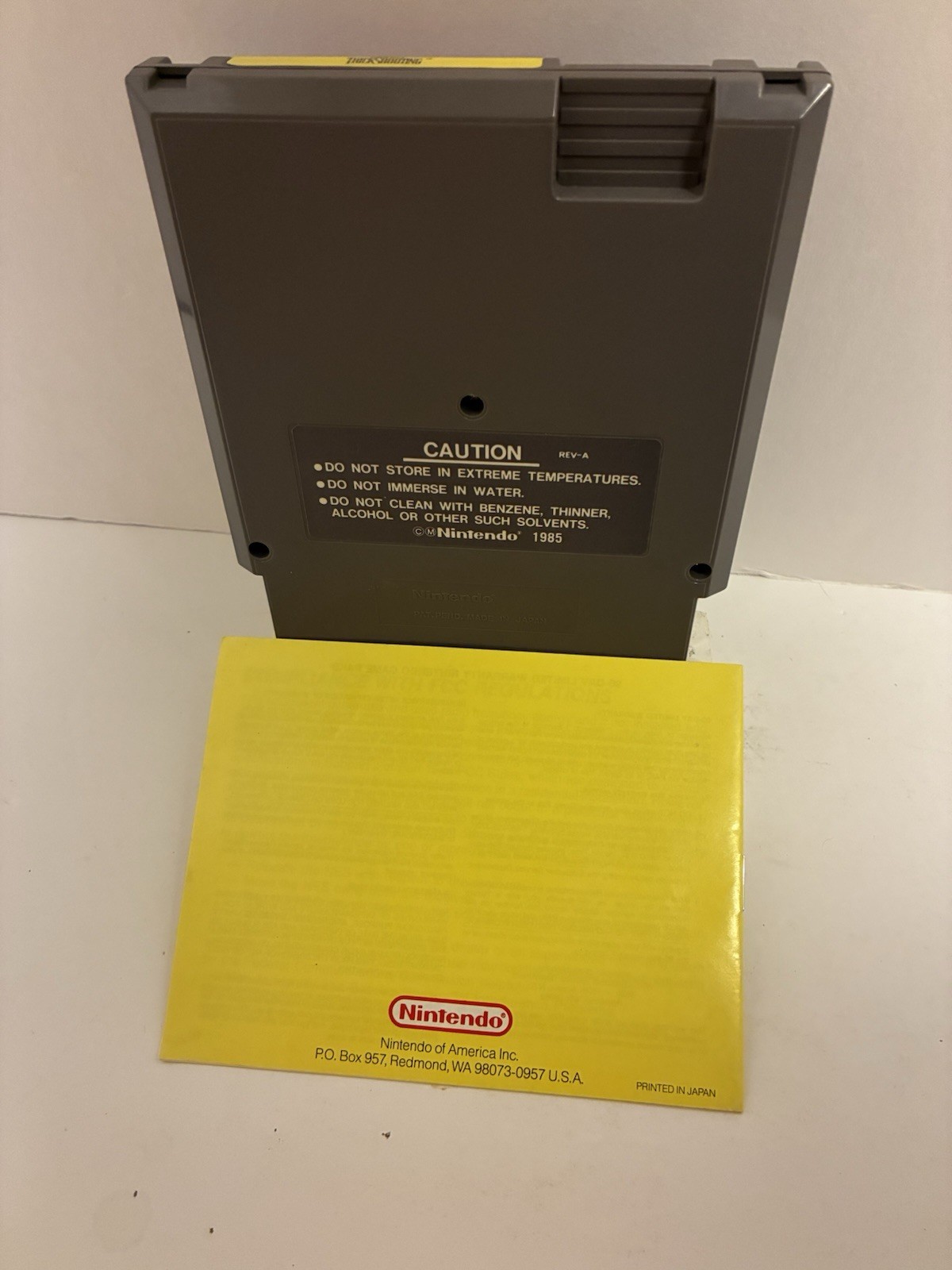 Barker Bill’s Trick Shooting w/man (Nintendo Entertainment System NES) TESTED