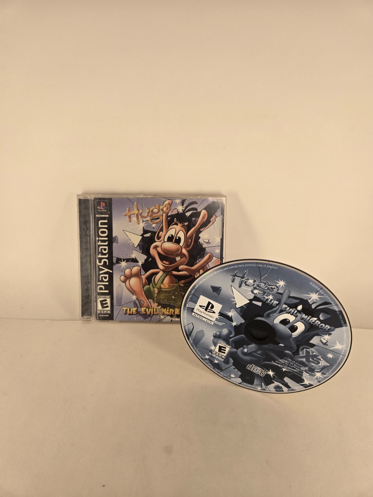 Hugo: The Evil Mirror (Sony PlayStation 1, 2003) Used (case broke)