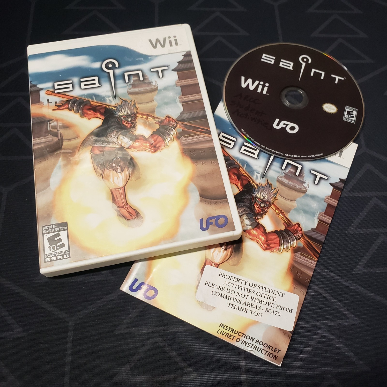 Saint (Nintendo Wii) 2009 u video game UFO Interactive action adventure COMPLETE