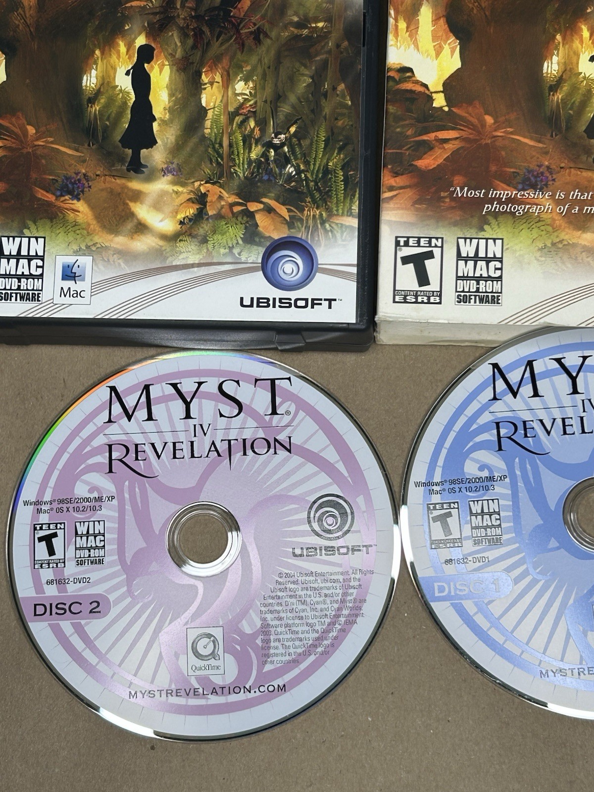 Ubisoft Myst IV: Revelation Windows/Mac Manual Included T NTSC-U/C 2004