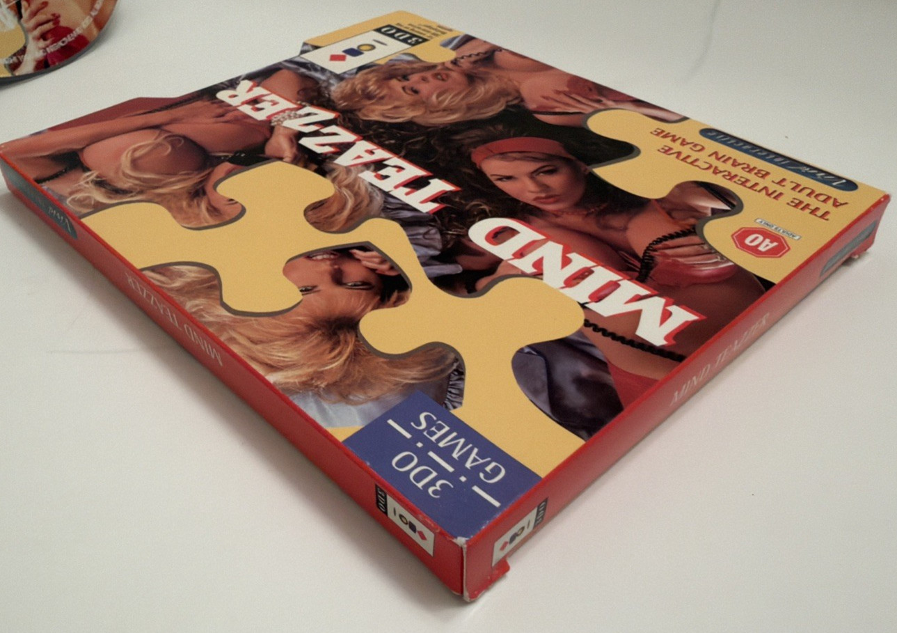 Mind Teazzer Cover Sleeve ONLY RARE 3DO Vivid Interactive Authentic Very NICE!