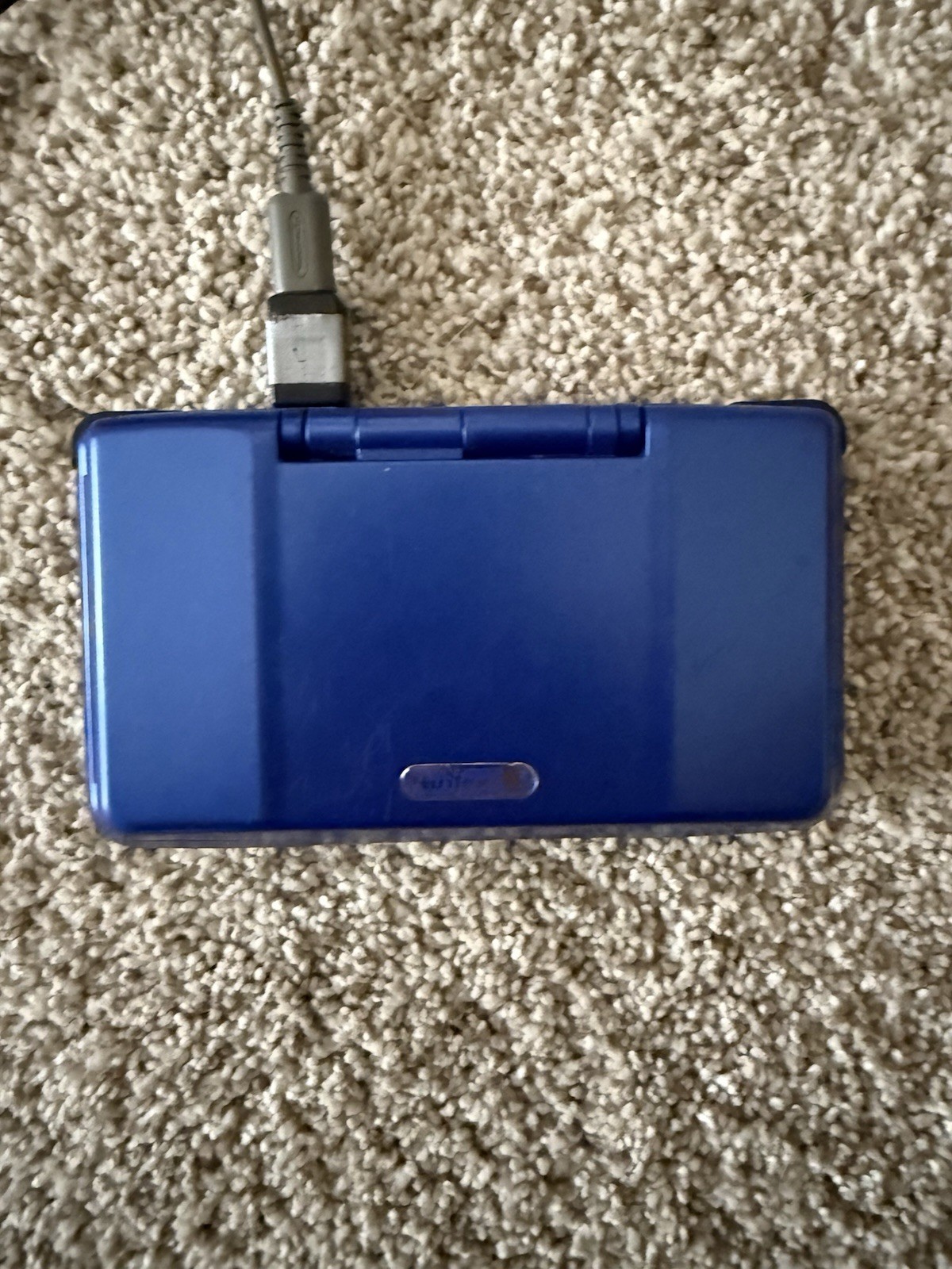 Nintendo DS NTR-001 Blue Handheld Console NTSC-U/C Wi-Fi Headphone Jack