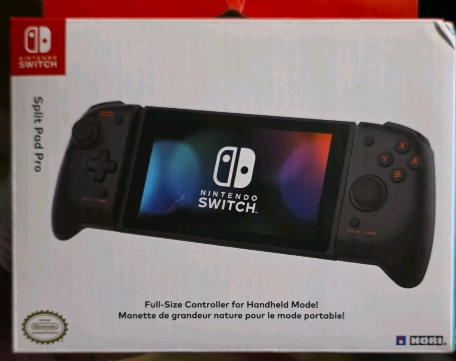 Hori Split Pad Pro Controller Black for Nintendo Switch, Programmable Triggers