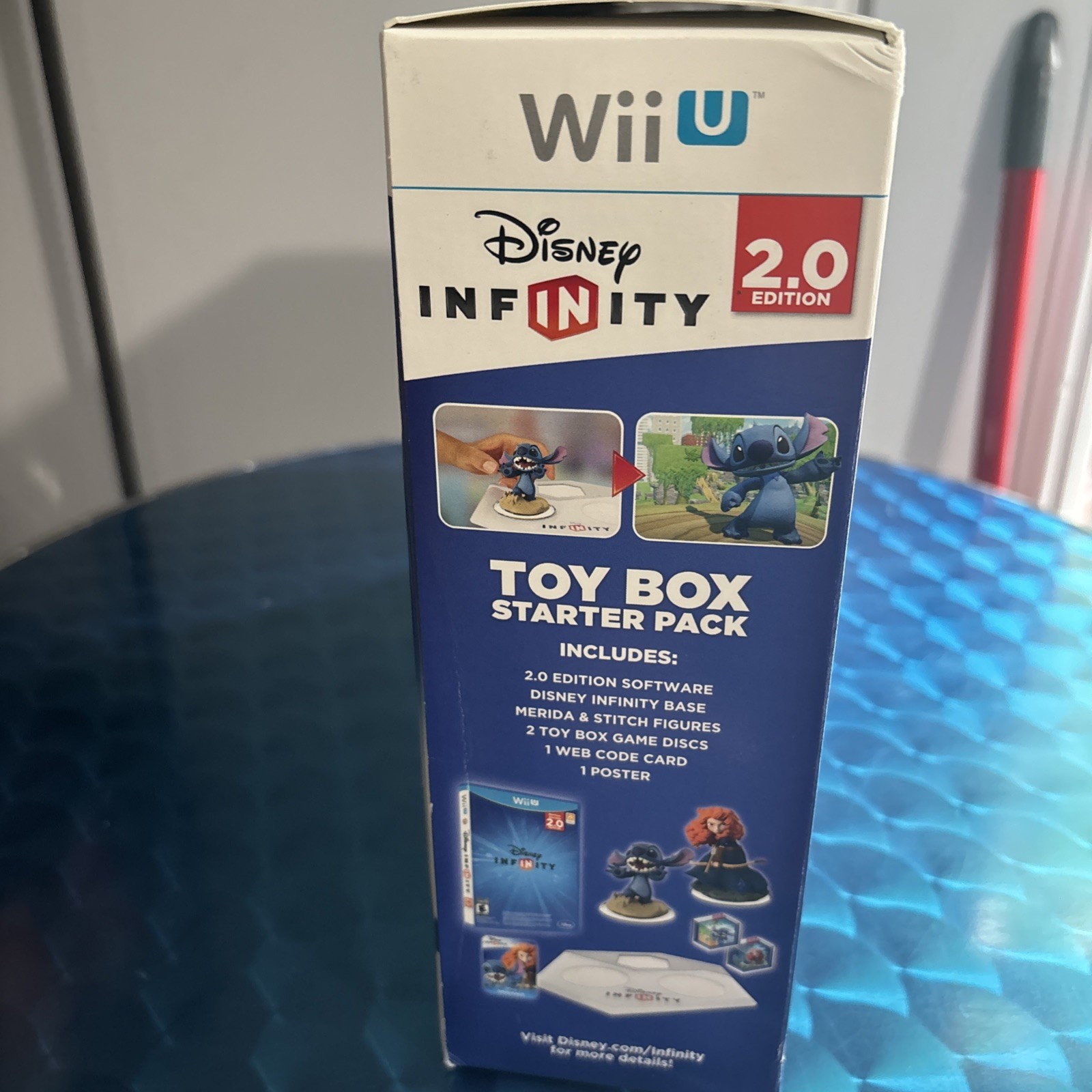 Disney Infinity 2.0 Wii U Toy Box Starter Pack NEW SEALED Merida Stitch WiiU