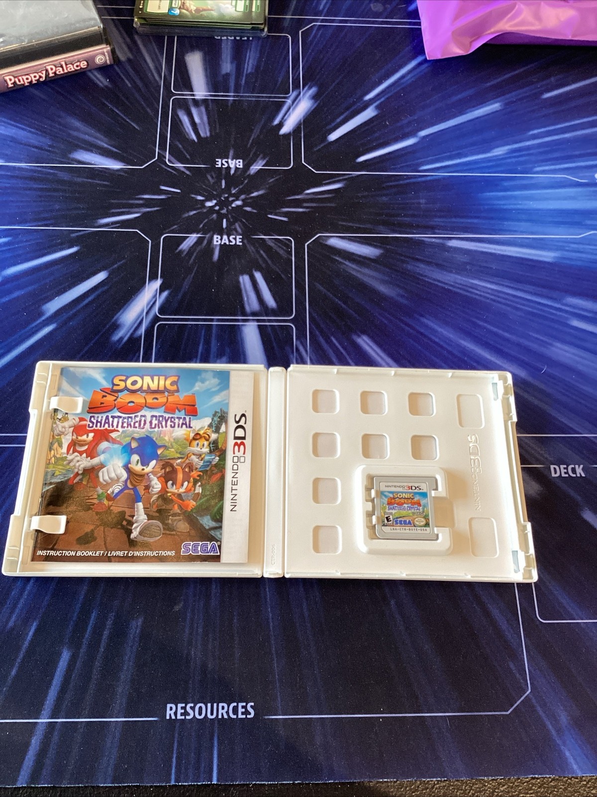 Sonic Boom: Shattered Crystal (Nintendo 3DS, 2014) With Manual