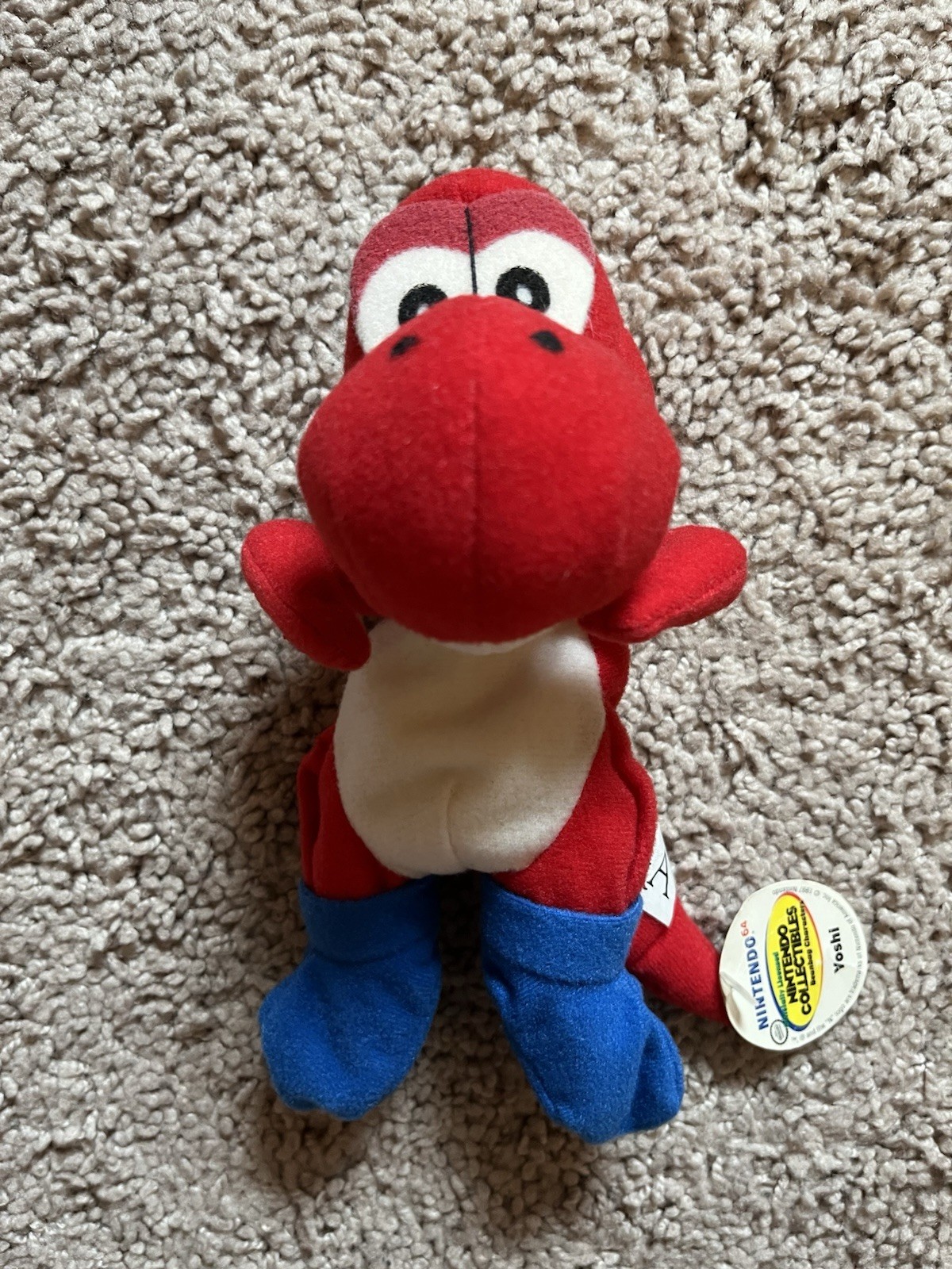 Lot of 4 Yoshi 1997 BD&A Nintendo 64 Plush w/ Tags On 3 Of Them Vintage