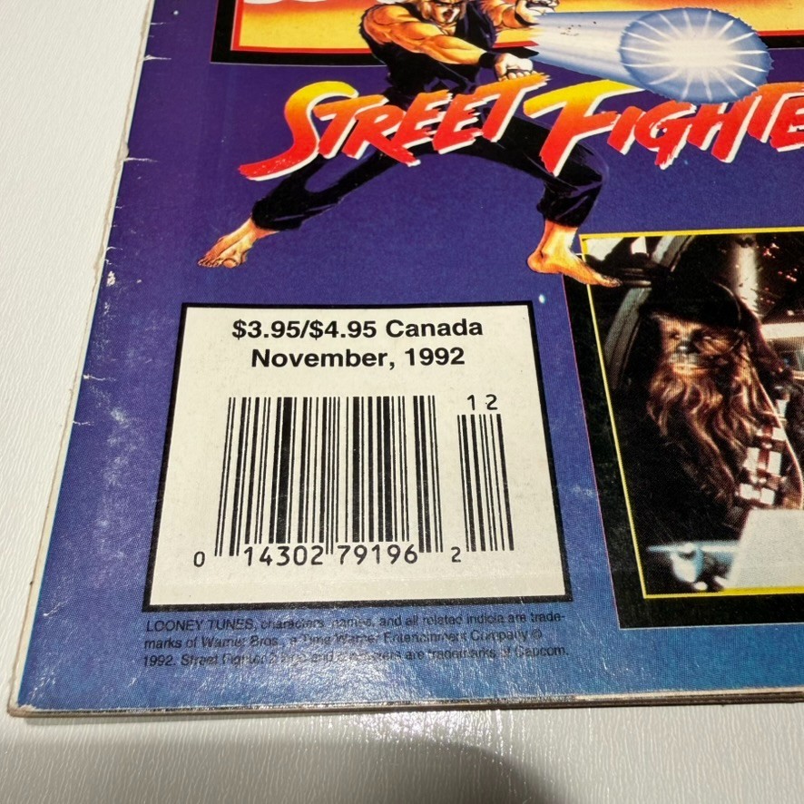 Super NES Buyer’s Guide November 1992 Street Fighter II VTG