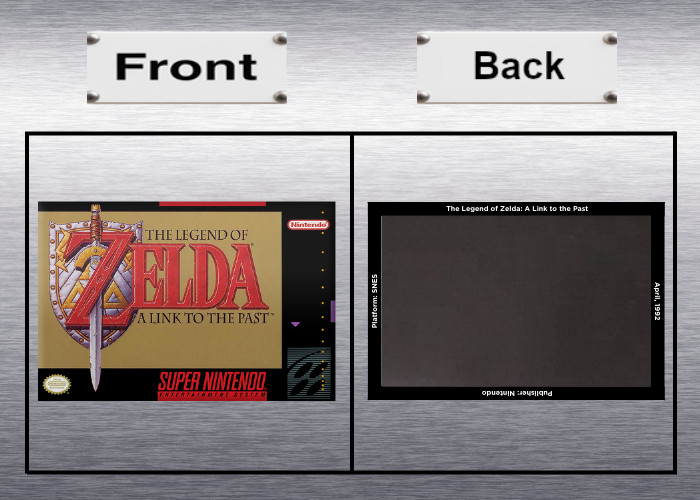 Legend of Zelda 1 2 3 Video Game Box Art High Quality Magnet