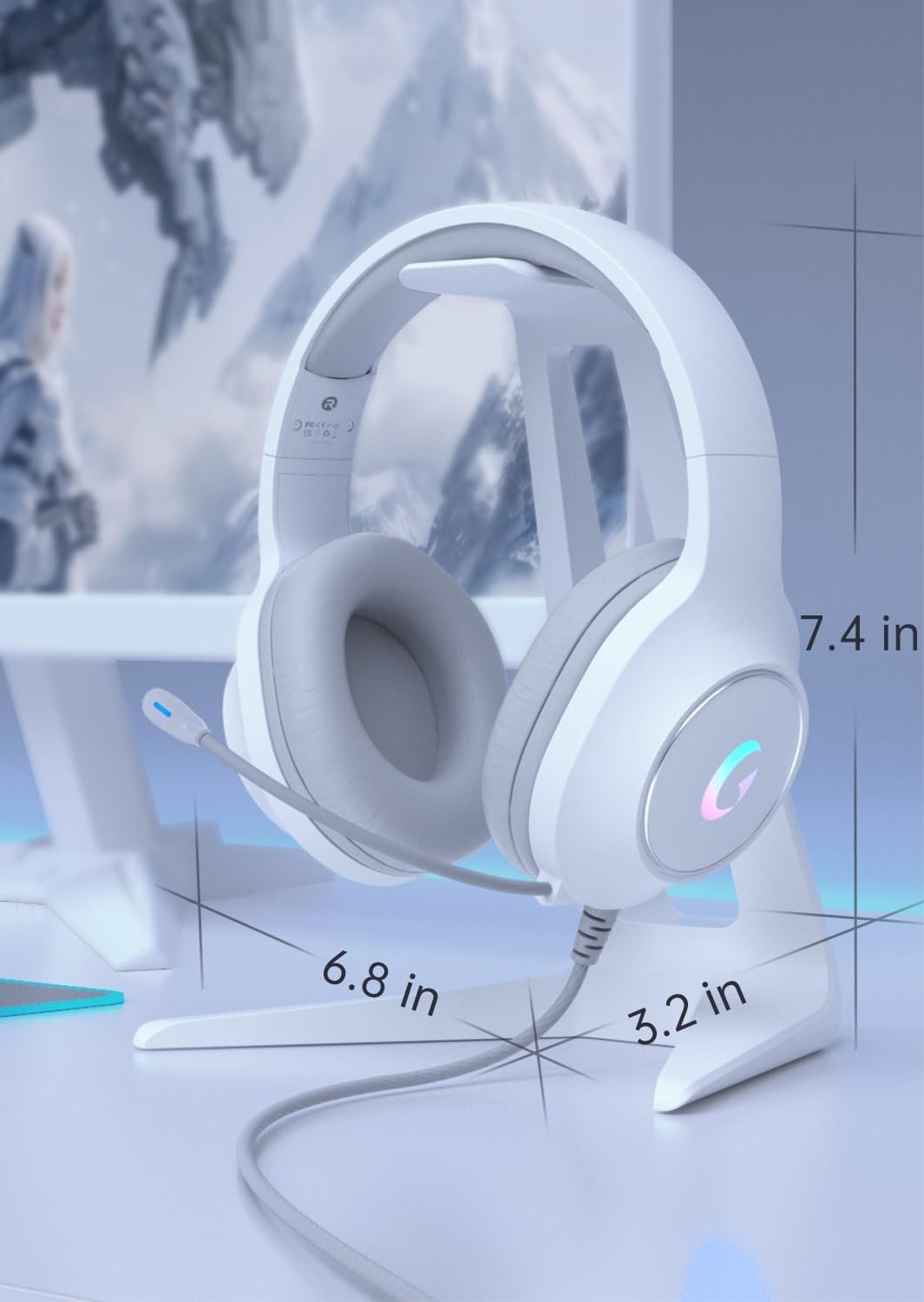 CM7002 Gaming Headset for PS5, PS4, PC, Mac, Switch, Xbox Series, Surround So…