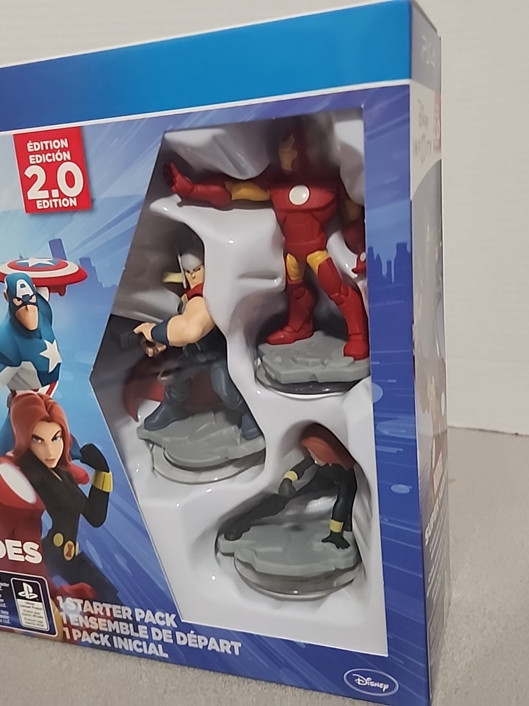 Disney Infinity 2.0 Marvel Super Heroes Starter Pack For Playsation 4 Sealed ☆