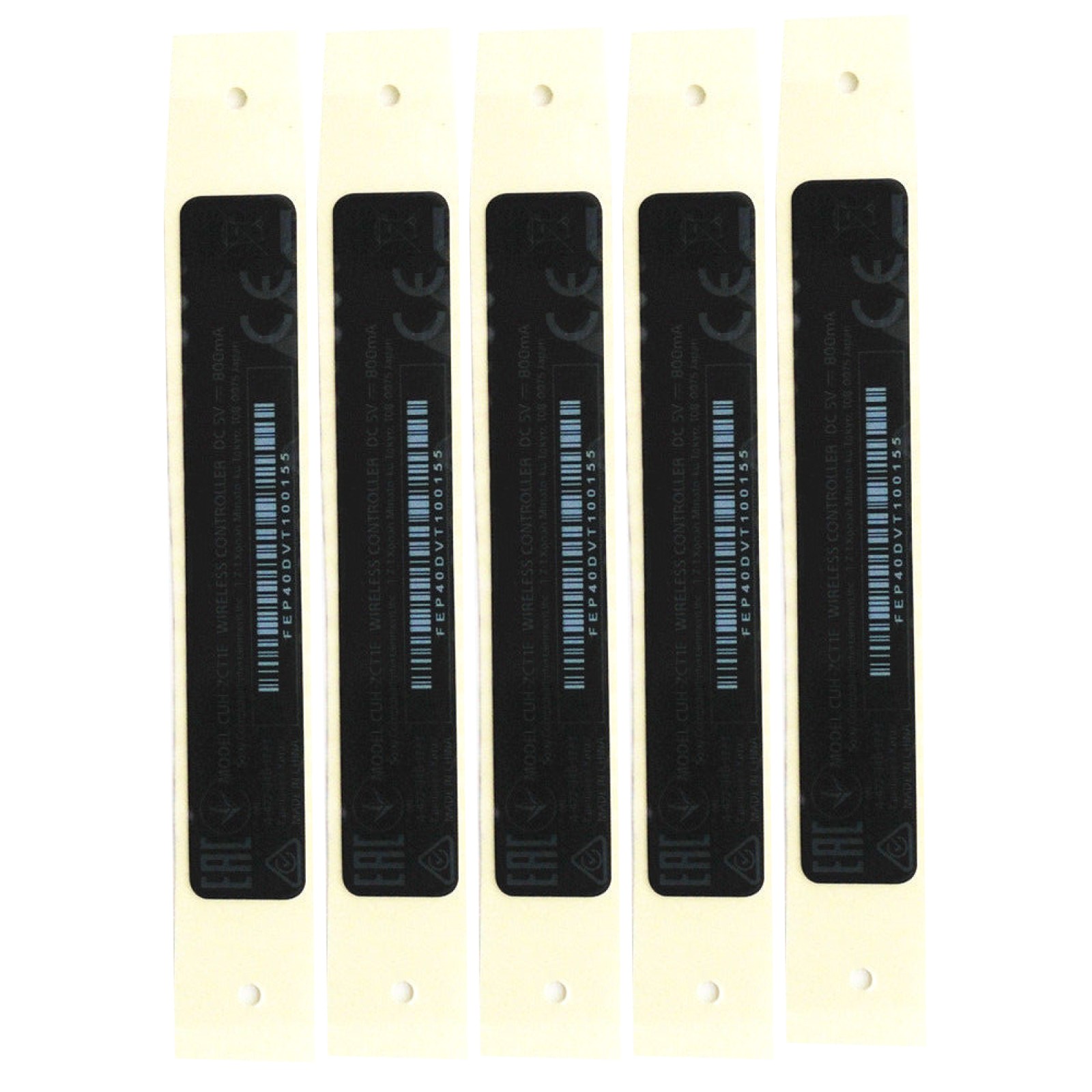 5 in 1 Pack Replacement Back Sticker Label For Playstation PS4 Controller