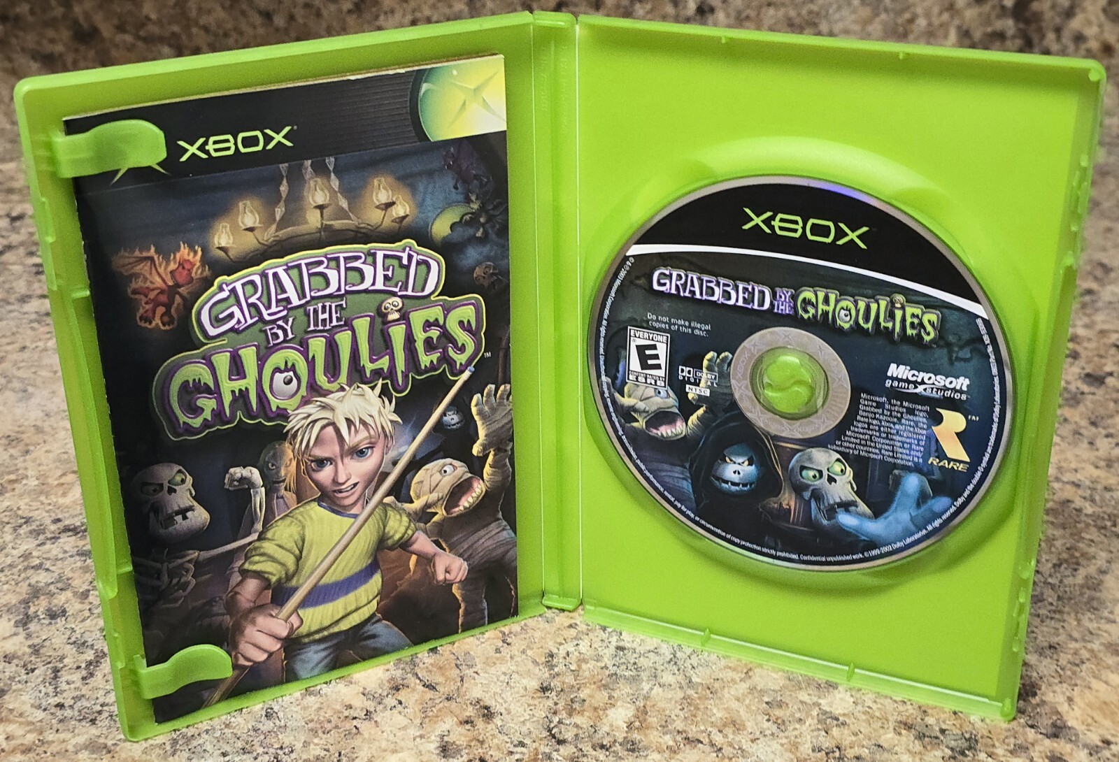 Grabbed by the Ghoulies (Microsoft Xbox, 2003) Authentic & Complete!