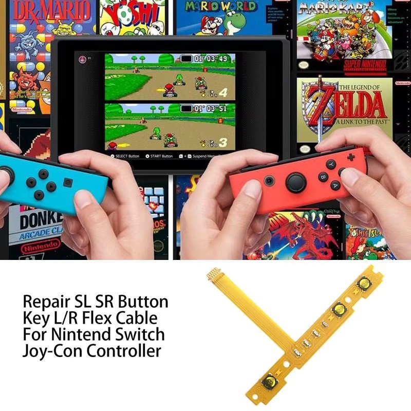 SL/SR/L/ZL/ZR Button Flex Cable Replacement Ribbon For Nintendo Switch Joy-Con