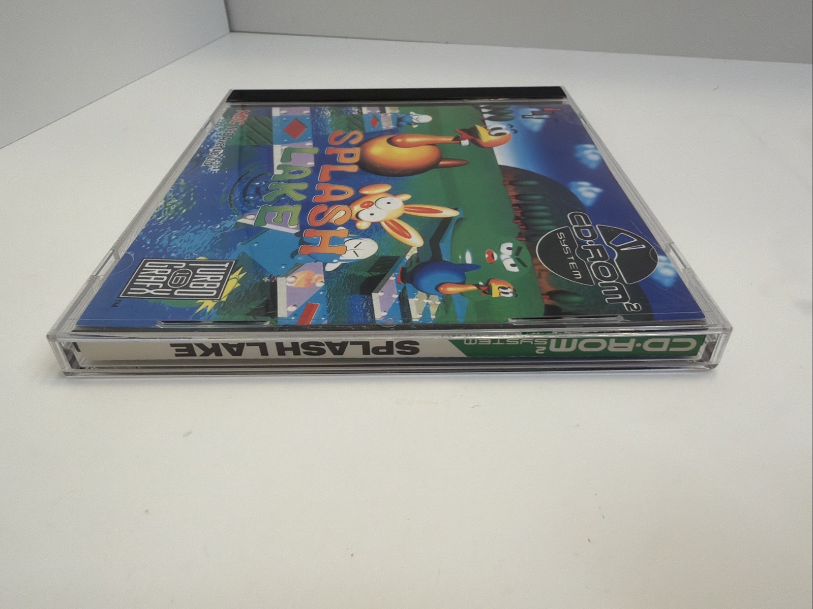 Splash Lake TurboGrafx-16 CD PC Engine Tested Complete CIB