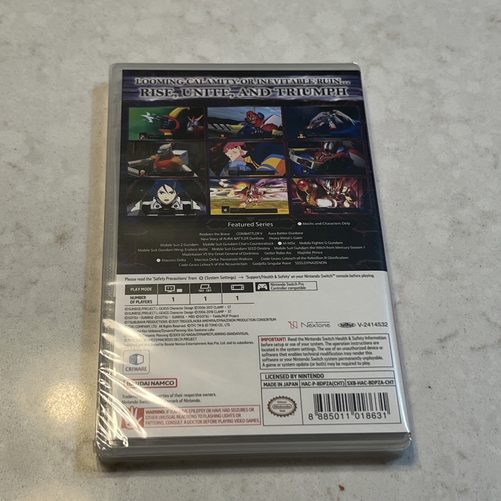 Super Robot Wars Y Switch (Import) (Region Free)